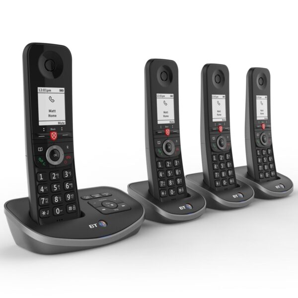 BT Advanced Nuisance Call Blocker Cordless Phone - Quad Handsets - Image 3