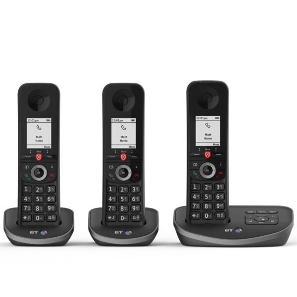 BT Advanced Nuisance Call Blocker Cordless Phone - Trio Handsets