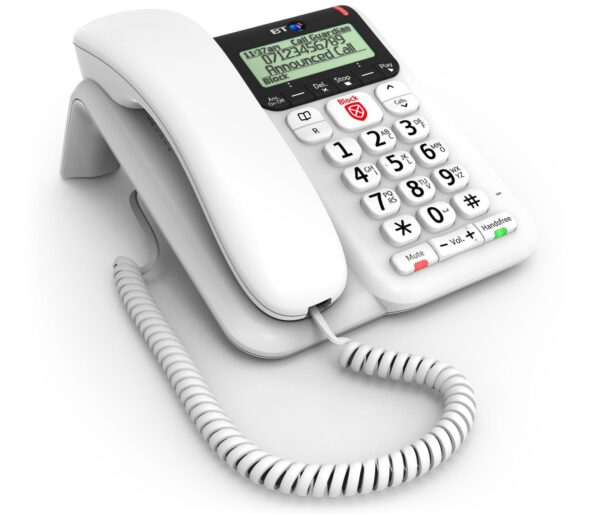 BT Decor 2600 Premium Nuisance Call Blocker Corded Telephone