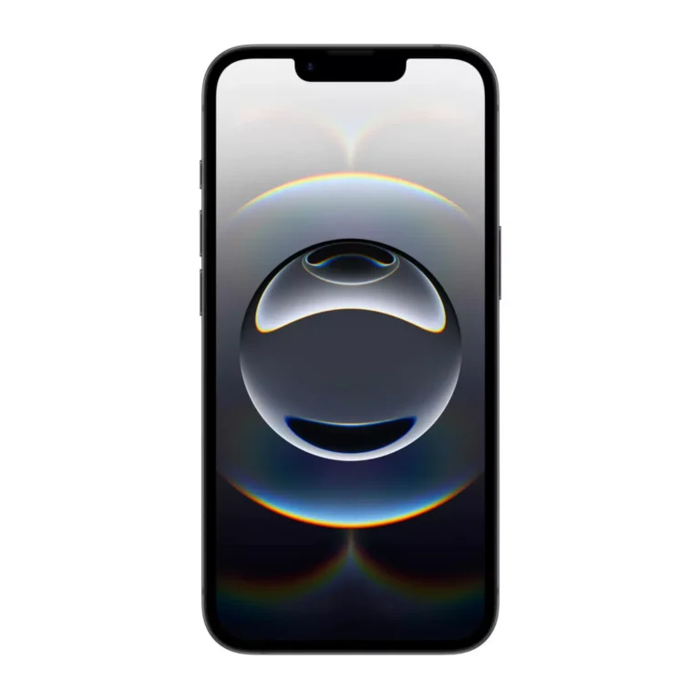 Apple iPhone 16e Black 256GB front view